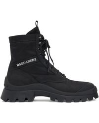 DSquared² - Tank Combat Ankle Boots - Lyst