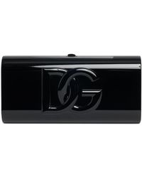Dolce & Gabbana - Clutch With Dg Logo - Lyst