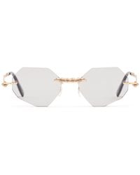 Kuboraum - H44 Machinery Foldable Metal Sunglasses - Lyst