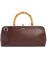 Jil Sander - Small Goji Bamboo パルメラートレザーバッグ - Lyst