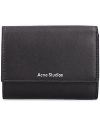 Acne Studios - Leather Trifold Wallet - Lyst