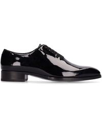 Tom Ford Zapatos de charol con cordones - Negro