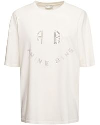 Anine Bing - T-shirt en jersey de coton kent - Lyst