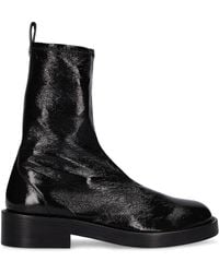 Courreges - Stretch Vinyl Tall Boots - Lyst