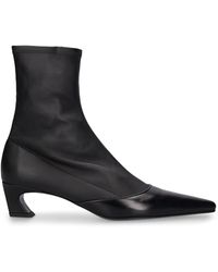 Acne Studios - 45mm Bano Leather Ankle Boots - Lyst