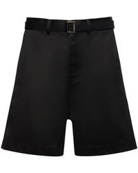 Sacai - Shorts chinos de algodón - Lyst