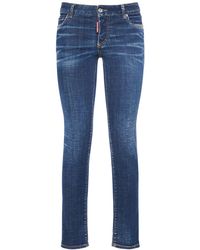 DSquared² - Jeans skinny de denim con cintura baja - Lyst