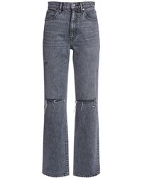 Damen Bekleidung Jeans Jeans mit gerader Passform SLVRLAKE Denim Denim Enge Jeans Mit Hohem Bund sierra in Grau 
