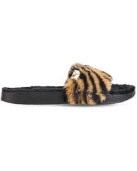 puma sandals women fur