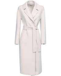 Max Mara Lugano Double Wool Long Coat - Multicolour