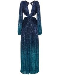 PATBO - Sequined Cutout Maxi Dress - Lyst