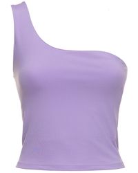 GIRLFRIEND COLLECTIVE - Bianca Stretch One Shoulder Tank Top - Lyst