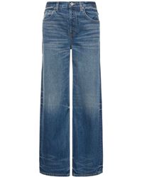 Interior - The Remy Cotton Denim Straight Jeans - Lyst