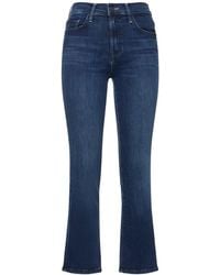 Mother - The Hustler Cropped-Jeans - Lyst