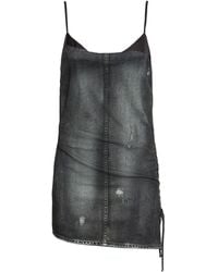 Acne Studios - Printed Cotton Jersey Sleeveless Top - Lyst