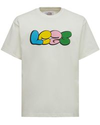 LC23 T-shirt Aus Baumwolle Mit Logo - Weiß