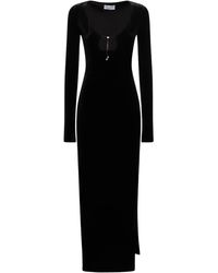 16Arlington - Solaria Velvet Midi Dress - Lyst