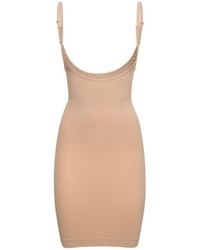 ANDREADAMO - Formendes Slip-on-minikleid Aus Jersey - Lyst