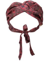Etro - Silk Headband With Bow - Lyst