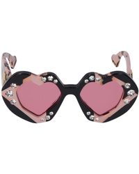 gucci heart shaped sunglasses