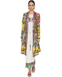 Etro Abrigo Ligero Reversible De Sarga De Seda - Multicolor