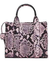 Marc Jacobs - Borsa shopping the micro in pelle stampa serpente - Lyst