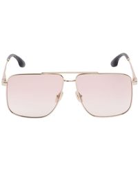 Victoria Beckham - V Line Metal Sunglasses - Lyst