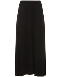 Totême - Fluid Viscose Jersey Long Skirt - Lyst
