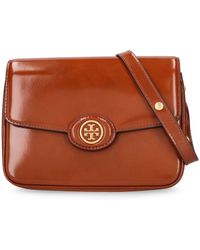 Tory Burch Robinson Floral Convertible Shoulder, 485, Shoulder Bags in  Blue