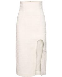 ALESSANDRO VIGILANTE - Falda de tweed con cintura alta - Lyst