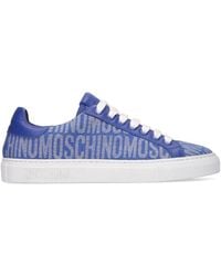 Moschino - Sneakers low top in con logo 20mm - Lyst