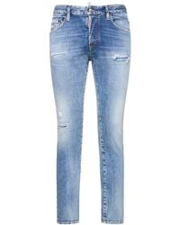 DSquared² - Skater Stretch Cotton Denim Jeans - Lyst