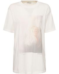 Anine Bing - Camiseta de algodón jersey estampado - Lyst