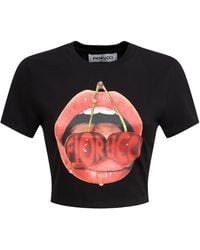 Fiorucci - Damen Bauchfreies Oberteil Aus Baumwollmischung - Lyst
