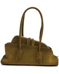 The Attico - Small La Passeggiata Suede Bag - Lyst