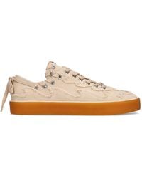 Bluemarble - Destroyed Canvas Low-Top Sneakers - Lyst