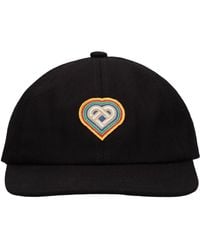 Casablancabrand - Heart Embroidered Baseball Cap - Lyst