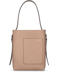 Valextra - Mini Soft Grained Leather Tote Bag - Lyst