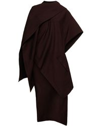 Issey Miyake - Enclothe Washi & Wool Blend Cape - Lyst