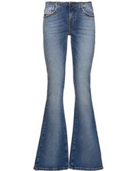 DIESEL - Ebbey Low Rise Denim Flared Jeans - Lyst
