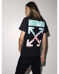Off-White c/o Virgil Abloh Lvr Exclusive Printed Cotton T-shirt - Black