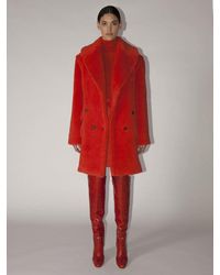 Max Mara Cappotto "Lvr Exclusive Adenia" In Alpaca - Arancione