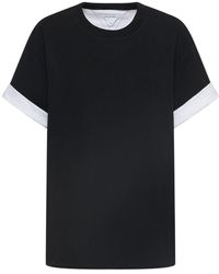 Bottega Veneta - T-shirt En Jersey De Coton - Lyst