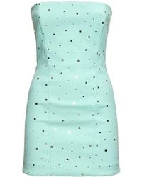 GIUSEPPE DI MORABITO - Embellished Strapless Mini Dress - Lyst