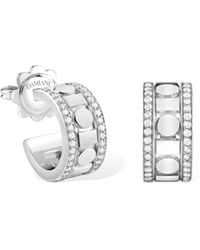 Damiani - Boucles d'oreilles en diamants 18 k belle époque - Lyst