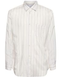 Comme des Garçons - Forever Striped Cupro Shirt - Lyst