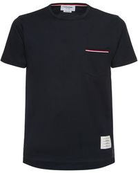 Thom Browne - Camiseta de algodón estampada - Lyst