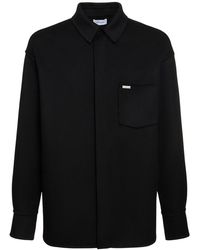 Ferragamo - Wool & Cashmere Overshirt - Lyst