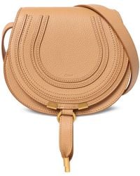 Chloé - Marcie Grained Leather Shoulder Bag - Lyst
