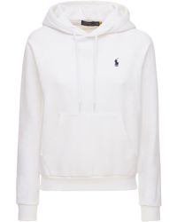 Polo Ralph Lauren - Jersey-hoodie Mit Logo - Lyst